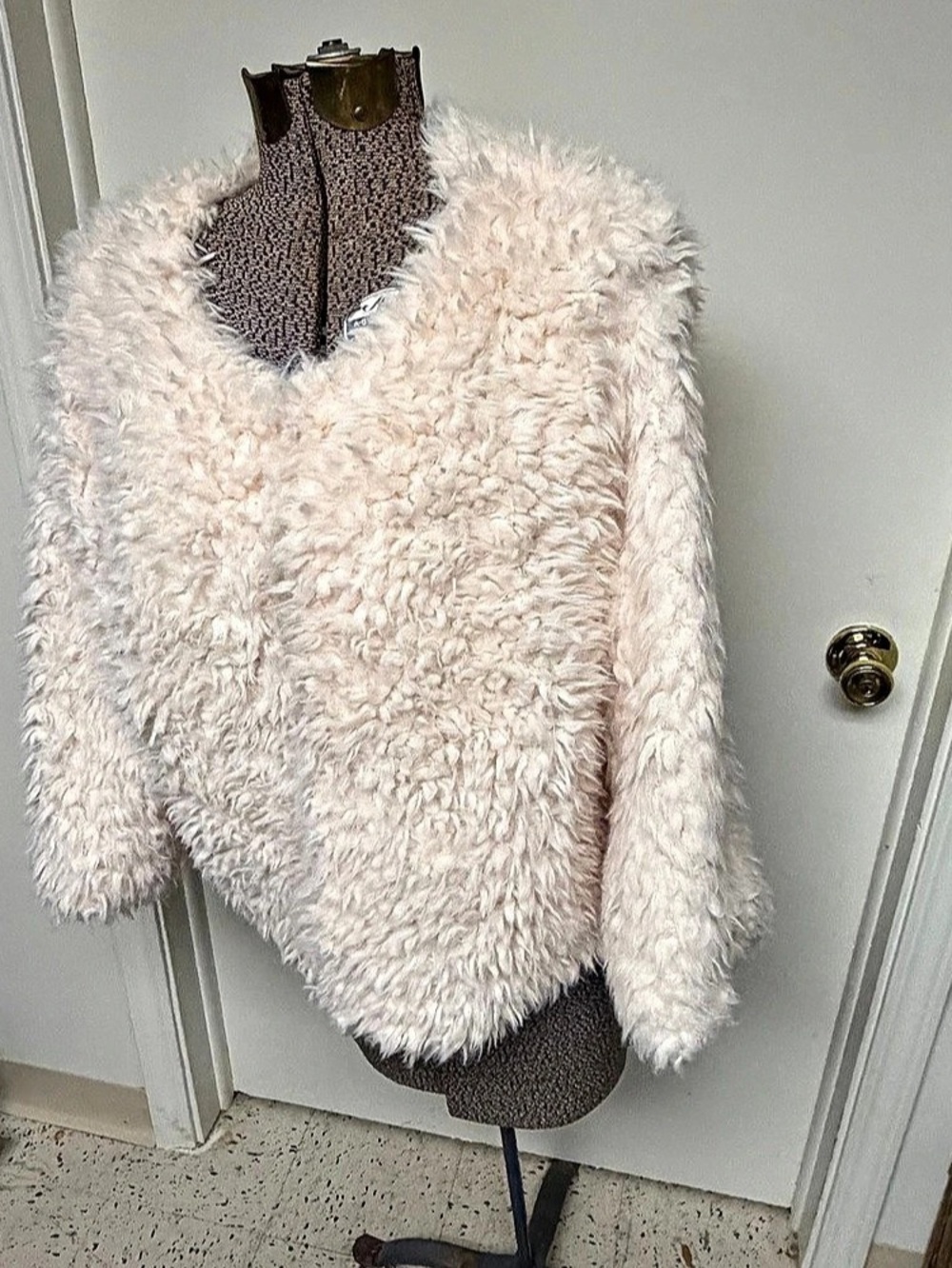 Tacera Pink Teddy Jacket